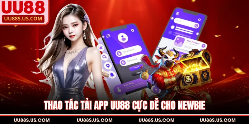 Thao tác tải app UU88 cực dễ cho newbie